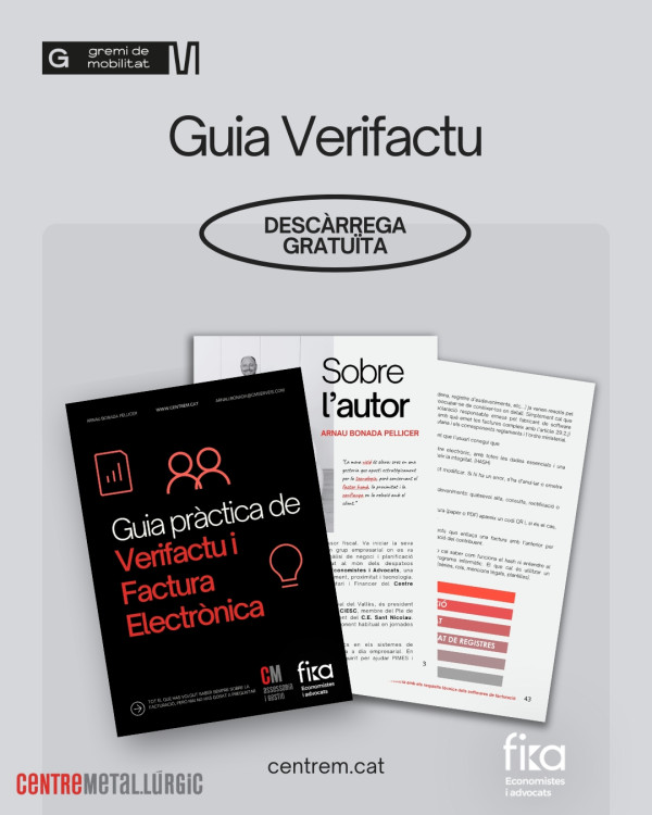 Ja pots descarregar la Guia Pràctica de Verifactu i Factura Electrònica